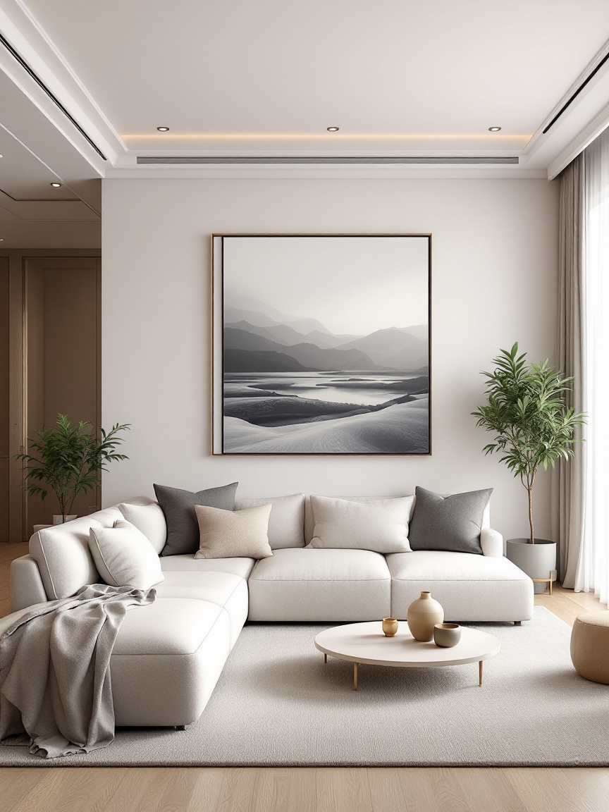 Living room preview render